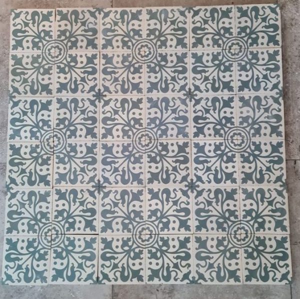 Antique patterned tiles