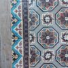 Antique encaustic reclaimed tiles with flower pattern (ca 1912)