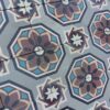 Old reclaimed tiles with flower pattern (ca 1912)