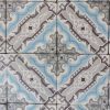 Antieke keramische art-nouveau vloer met een twist - Afbeelding 3