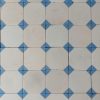 Antieke keramische vloertegels met valse cabochons