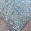 Rare antique ceramic Art-Nouveau floor with matching border tiles
